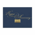 Regal Anniversary Anniversary Card - Gold Lined White Fastick  Envelope